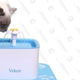 Cats don’t always like stationary water, so a Veken Pet Fountain is ideal to give them moving water.